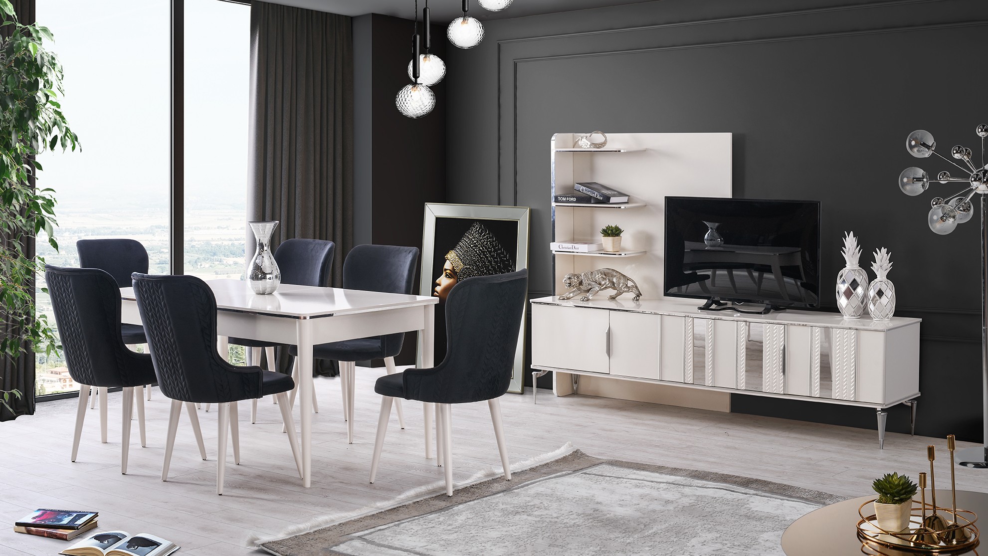 LİNENS YEMEK ODASI (KREM)